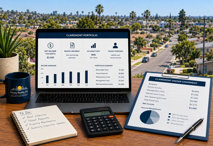 Rent collection and owner financial reporting in Clairemont