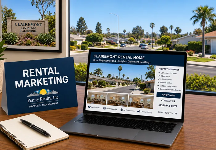 Rental marketing for Clairemont properties
