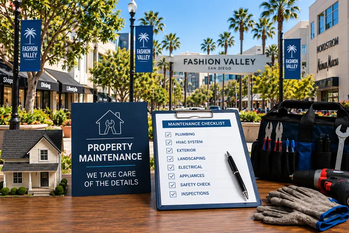 Property maintenance and repairs in Fashion Valley