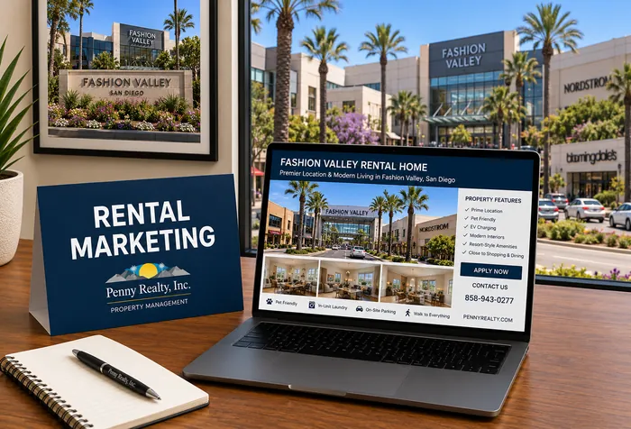 Rental marketing for Fashion Valley properties