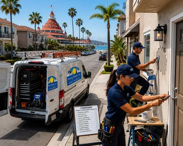 Property maintenance and repairs in Coronado
