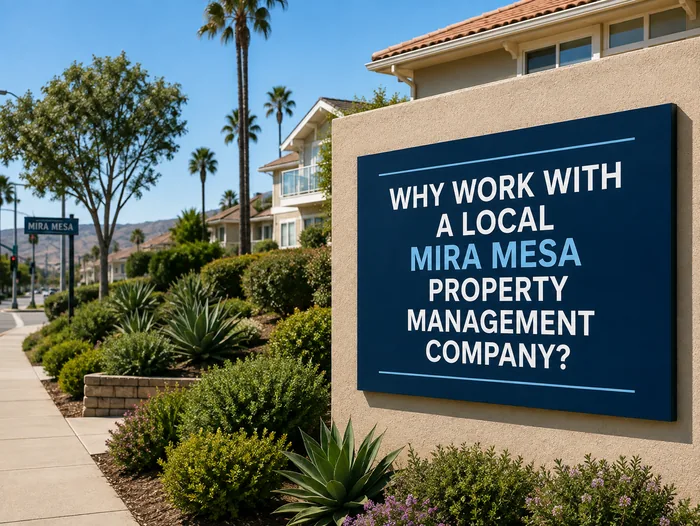 Why work with a local Mira Mesa property management company