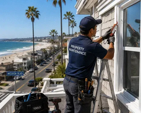 Property maintenance and repairs in Mission Beach
