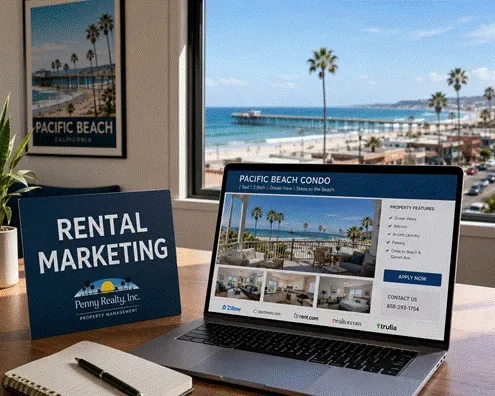 Rental marketing for Pacific Beach properties