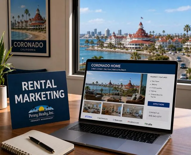 Rental marketing for Coronado properties